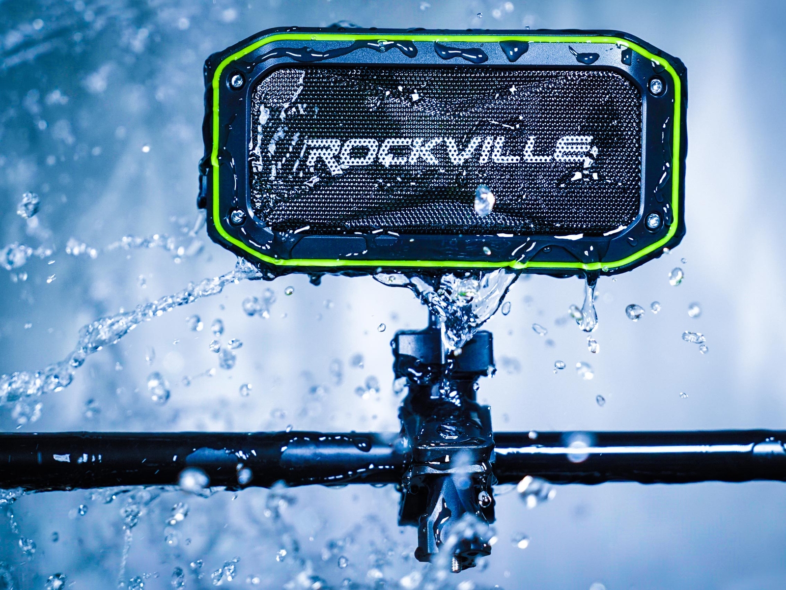 Rockville ROCK ANYWHERE WaterProof Portable Bluetooth Speaker+TWS Stereo Linking