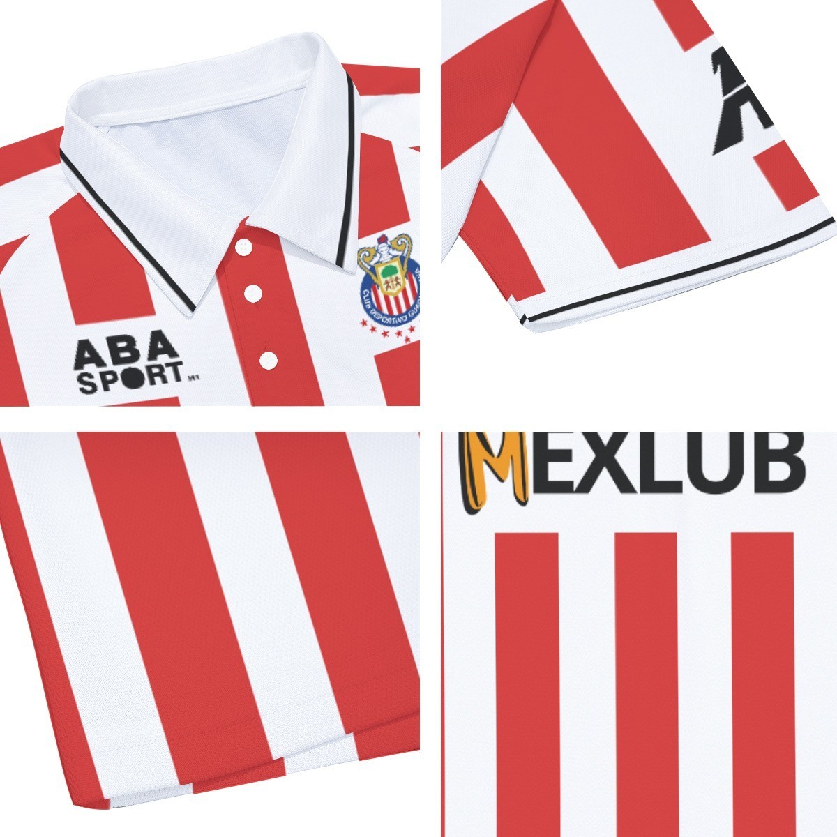 Chivas - soccer jersey playera Replica shirt, 1996 1997 home futbol Ramirez 7