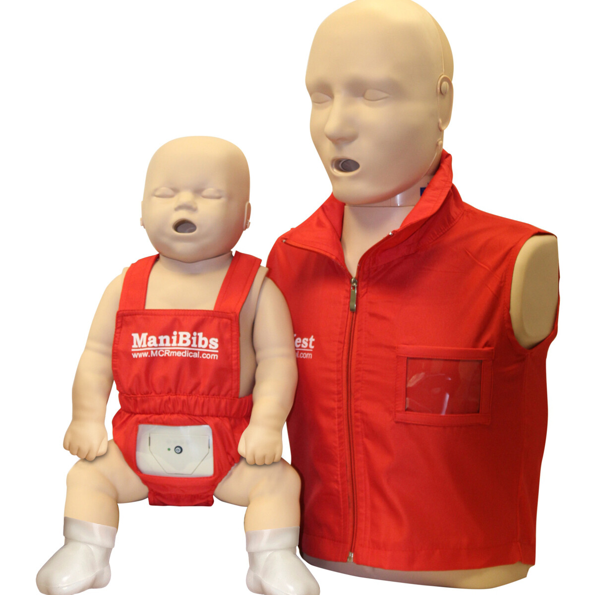 CPR Training Kit w. Adult & Infant Manikin WITH Feedback & AED UltraTrainer