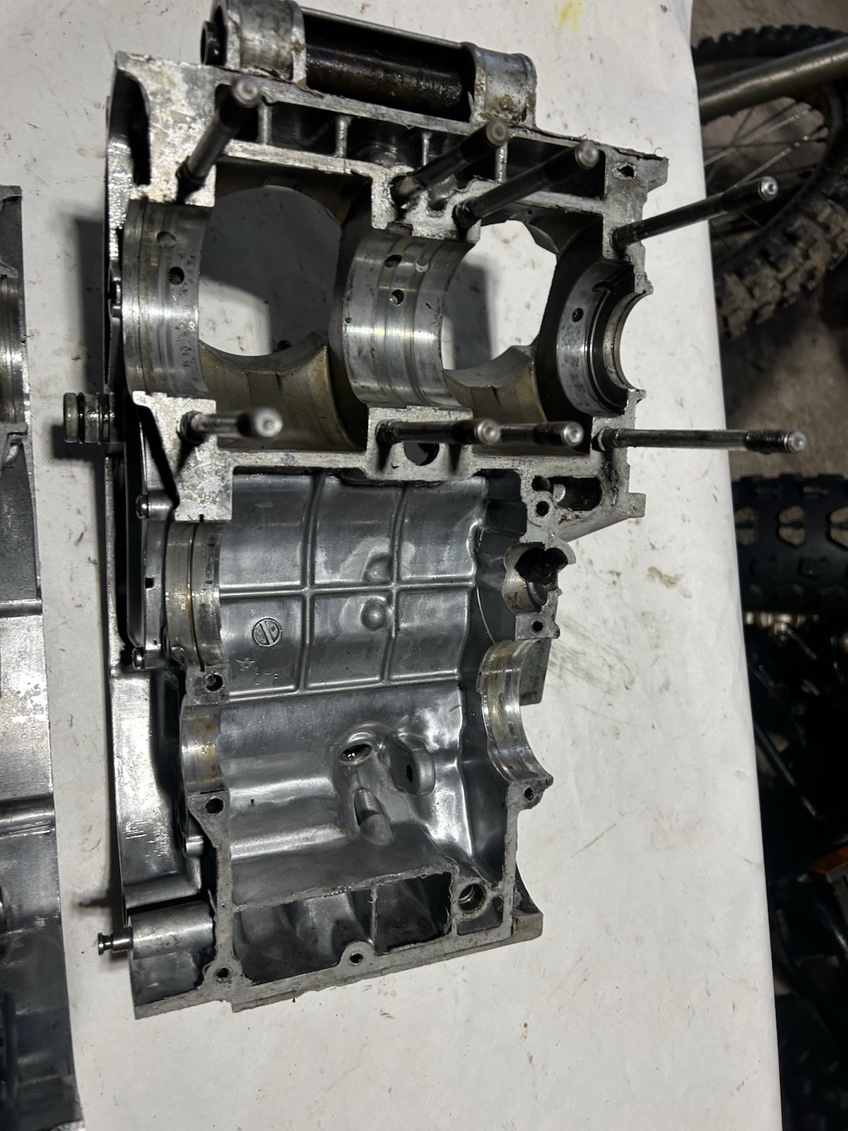 1987 - 2006 Yamaha Banshee Yfz350 Engine Motor Crankcase Bottom End Block Set