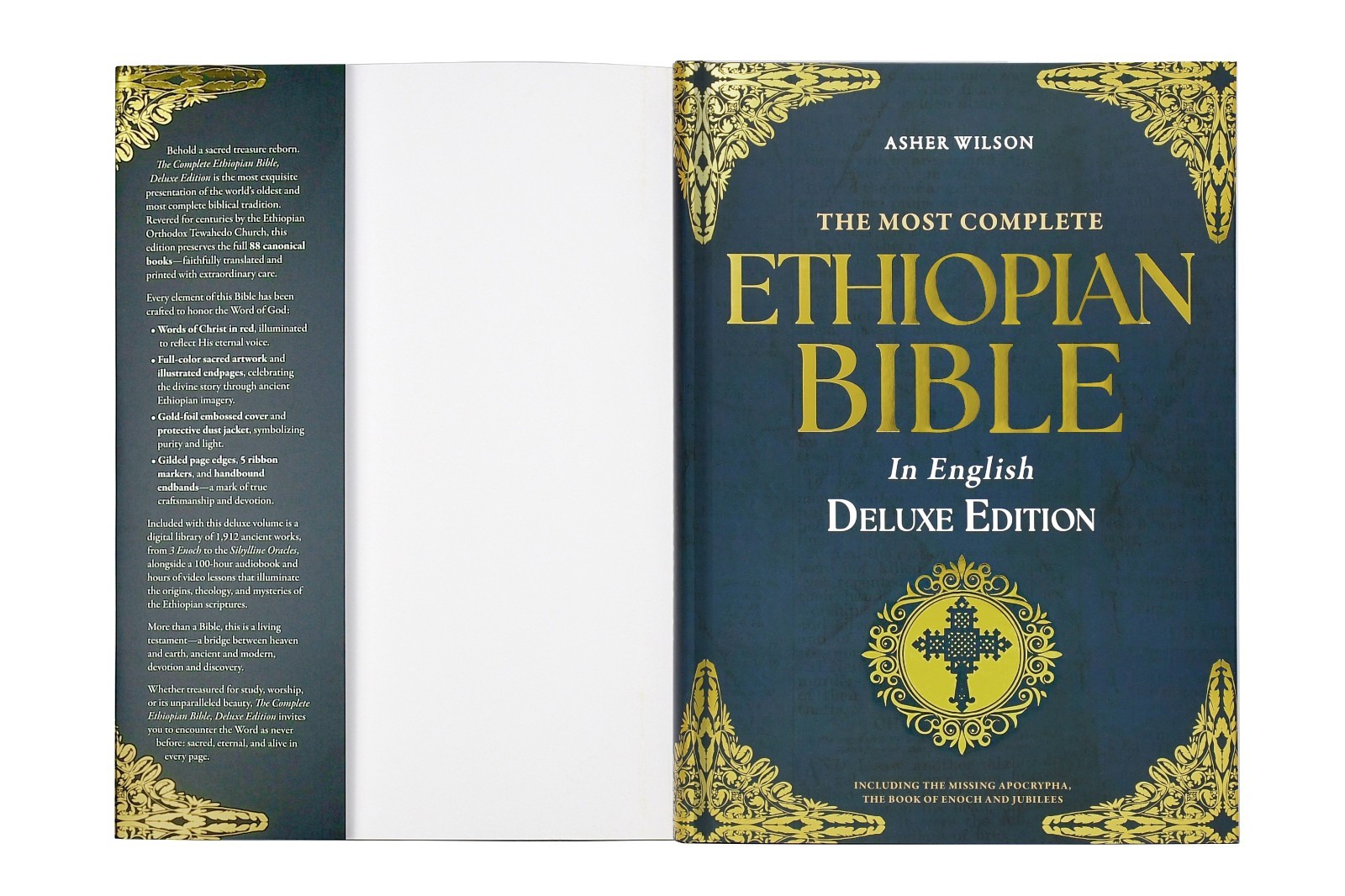 The Most Complete Ethiopian Bible by Asher Wilson, Deluxe Red Letter Edition