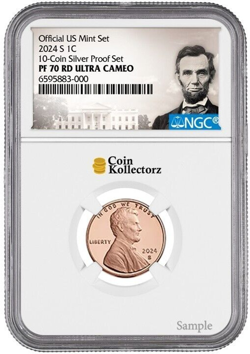 2024 S Lincoln Cent 1C NGC PF 70 RD Ultra Cameo proof set