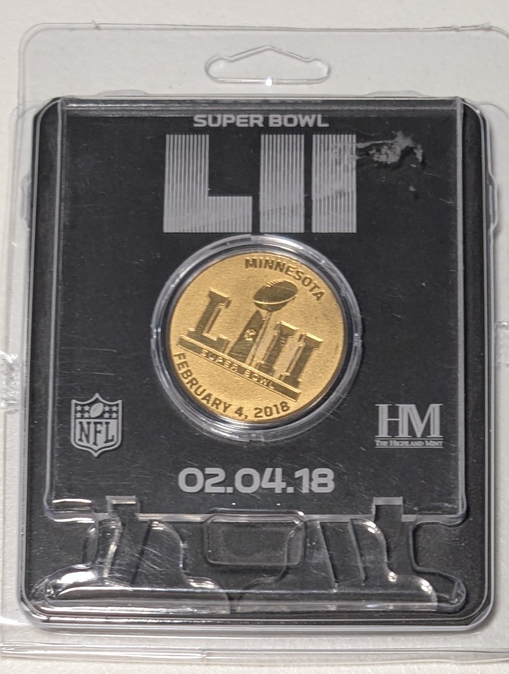 Super Bowl LII Highland Mint Coin