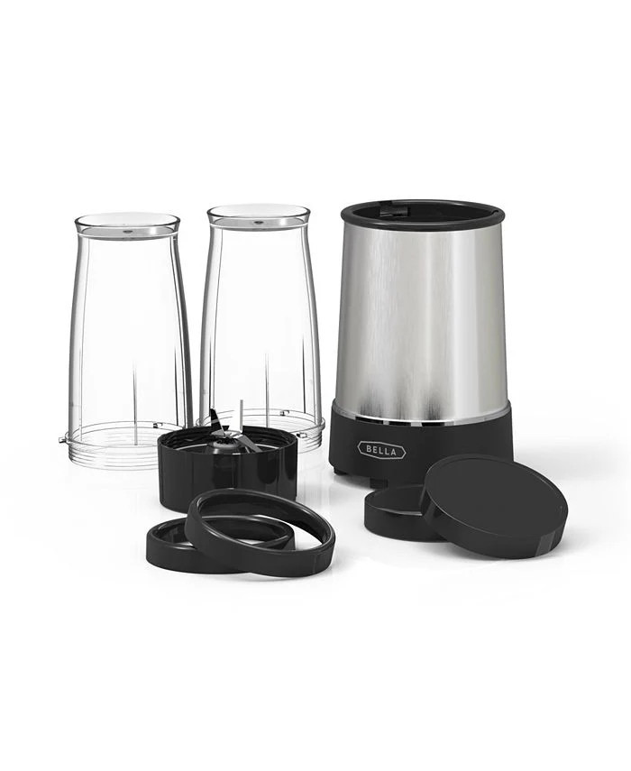 Bella 8-Pc. Personal 285-Watt Rocket Blender - Black