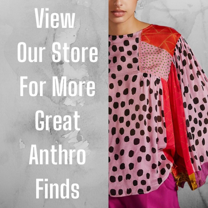 nwt by ANTHRPOLOGIE sz 1X Somerset Maxi Dress Blue White Floral Motif