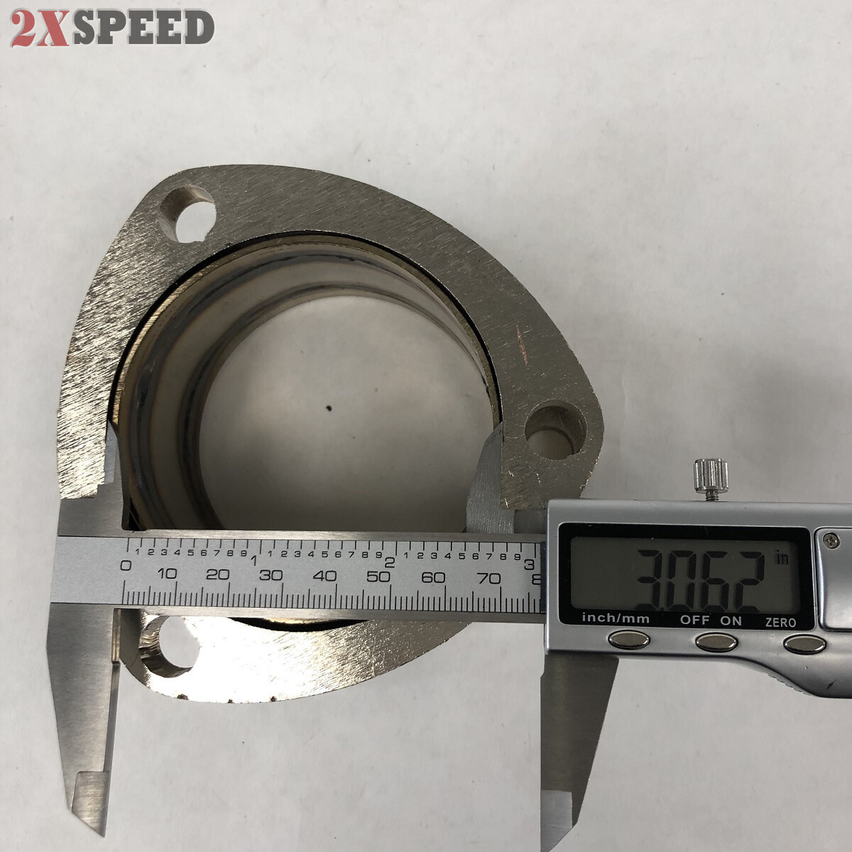 3 inch 3 Bolt Flange Exhaust Muffler Pipe Extension Flange Mild Steel Adapter