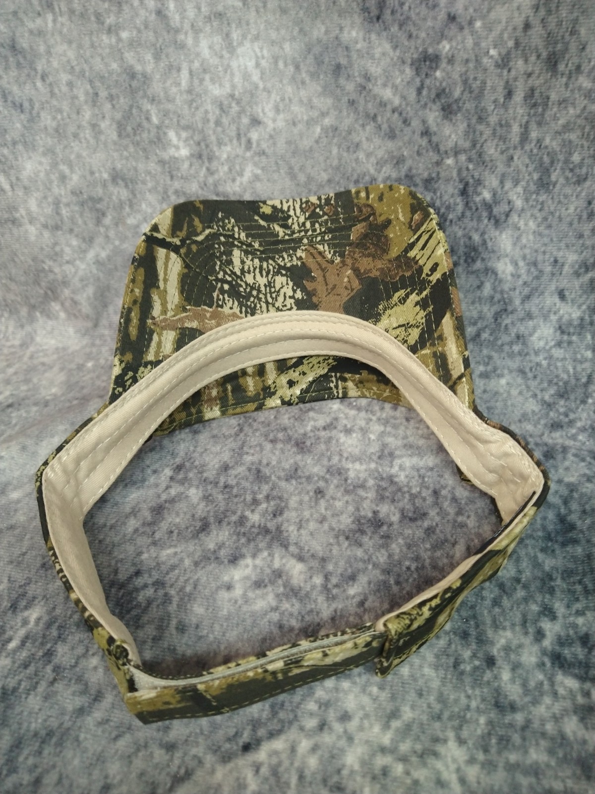 Camouflage Visor Hat Adjustable Unisex Hunter Camo Print Cap Golf Tennis Outdoor