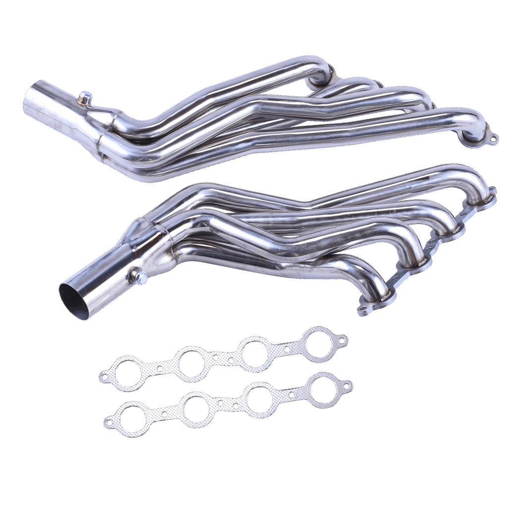Long Tube Headers 1 3/4" Conversion Swap For Chevy C10 LS Truck LS1 LS2 LS3 LS6