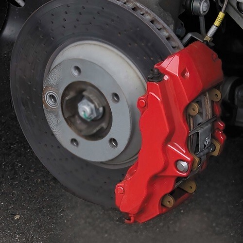 2PCS Caliper Paint High Temp Coat Spray Red Brake Gloss Drum Rotor Custom 900F
