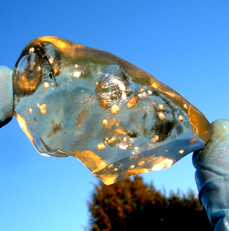 Libyan Desert Glass Meteorite Tektite impact specimen( 203 crt)Best ever  AAAA+