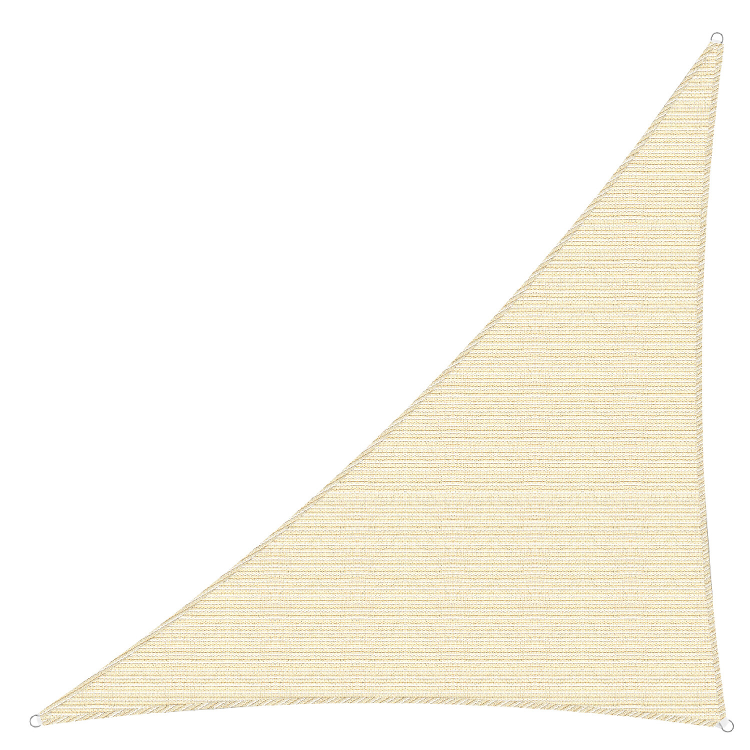 12-28' Sun Shade Sail Canopy Right Triangle Beige UV Sunshade Yard Deck Outdoor