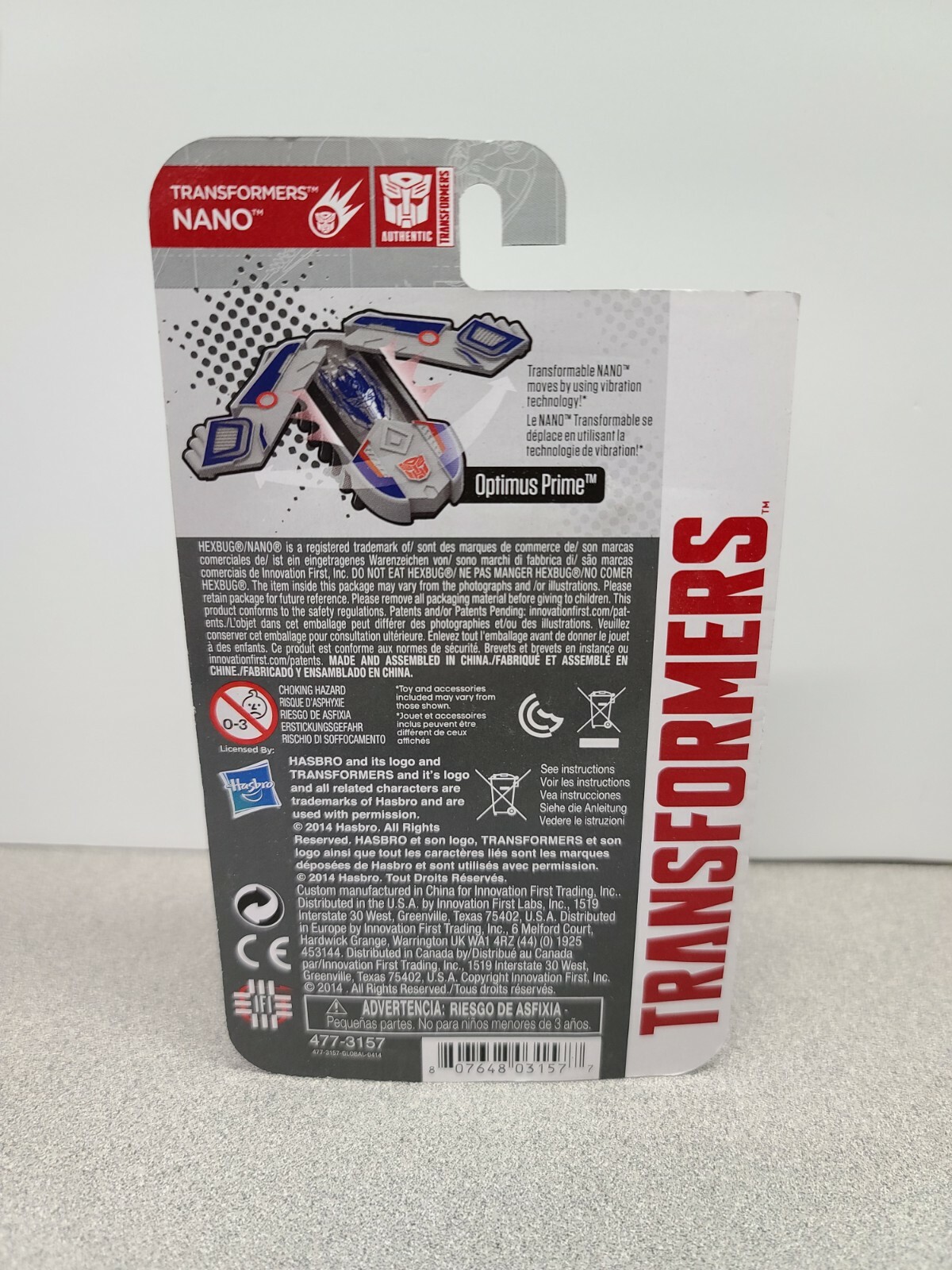 HEXBUG NANO TRANSFORMERS Decepticon Lockdown - Damaged Box - Sealed