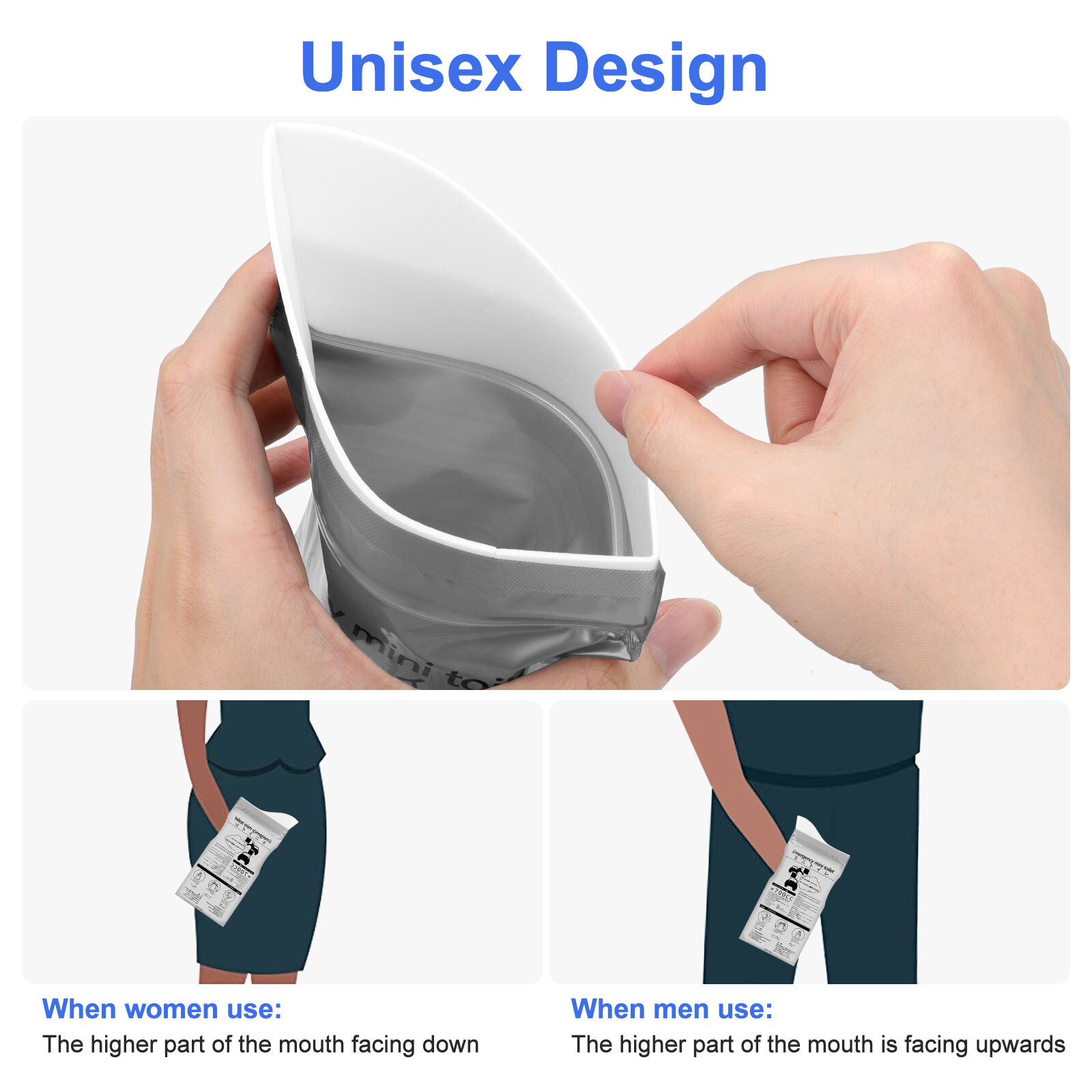 20pcs Disposable Emergency Urinal Vomit Bag Portable Camping Travel Pee Bags