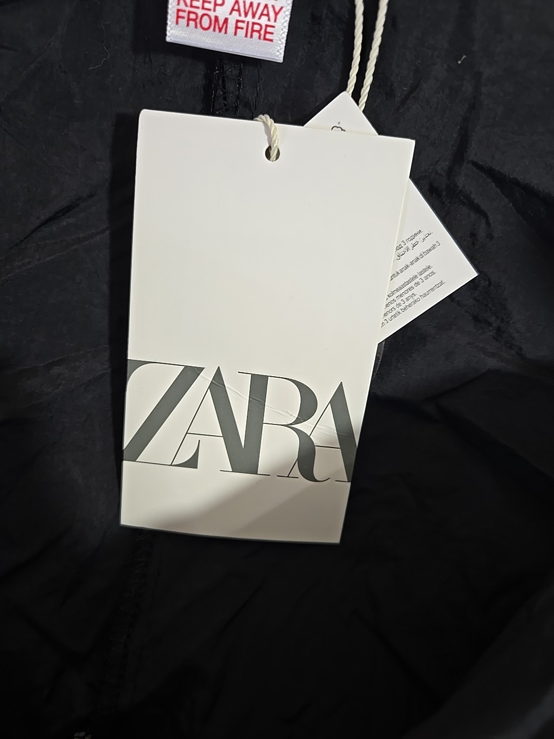 Zara Glow in the Dark Skeleton Zip Up Costume, New