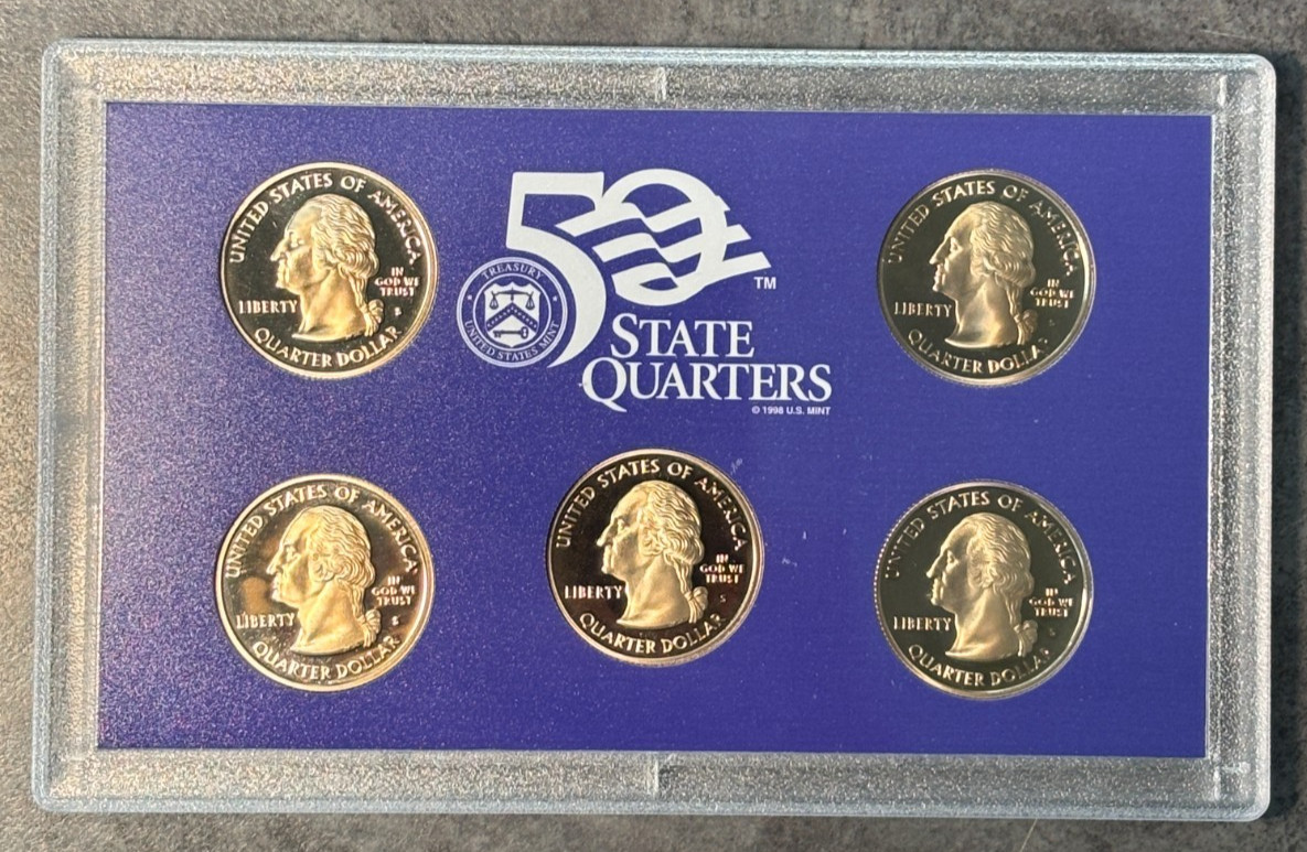 2007 S United States Complete Clad 14 Coin Proof Set in OGP with COA