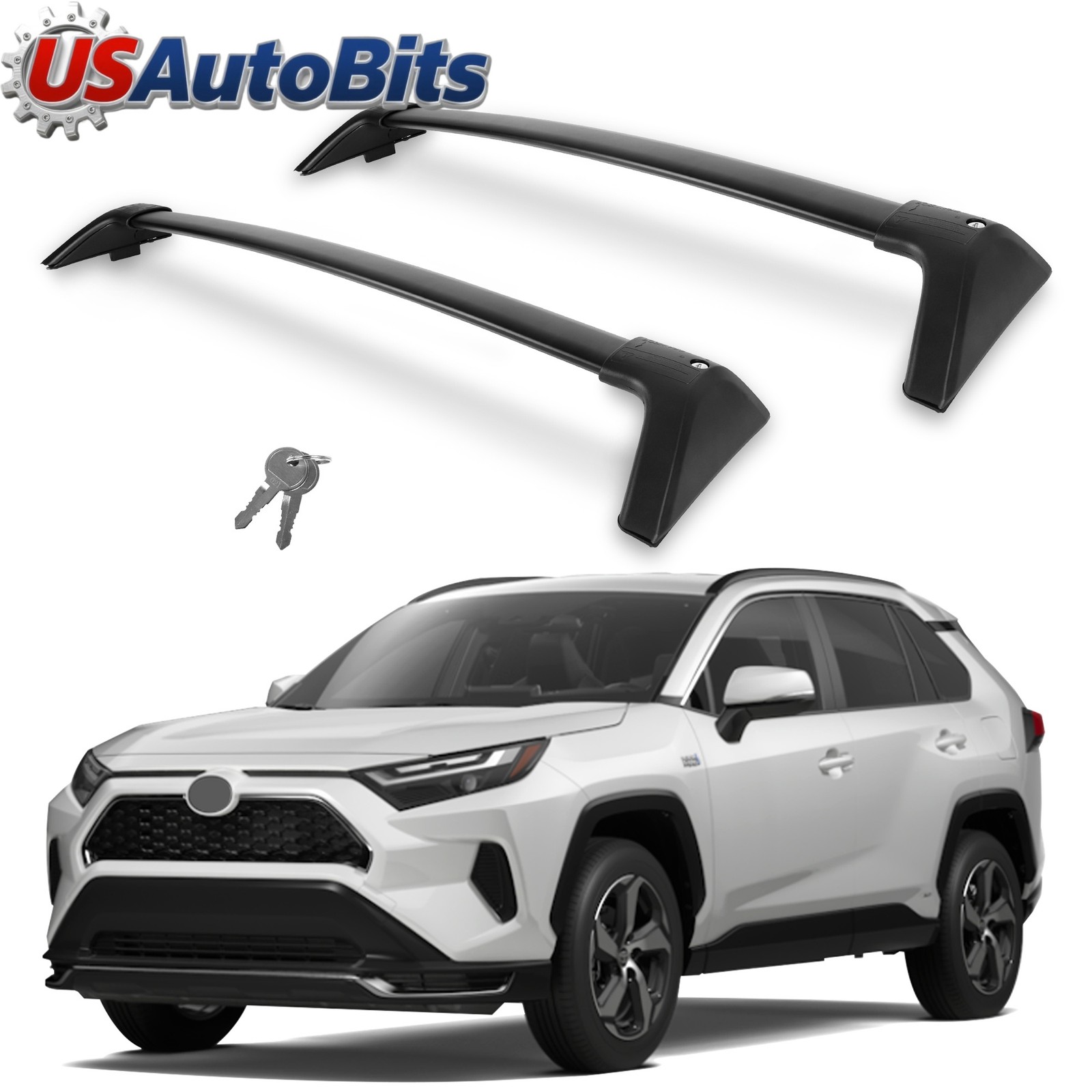 300LBS Roof Rack Cross Bars for 2019-2025 RAV4(Not for Adventurer /TRD Off-Road)