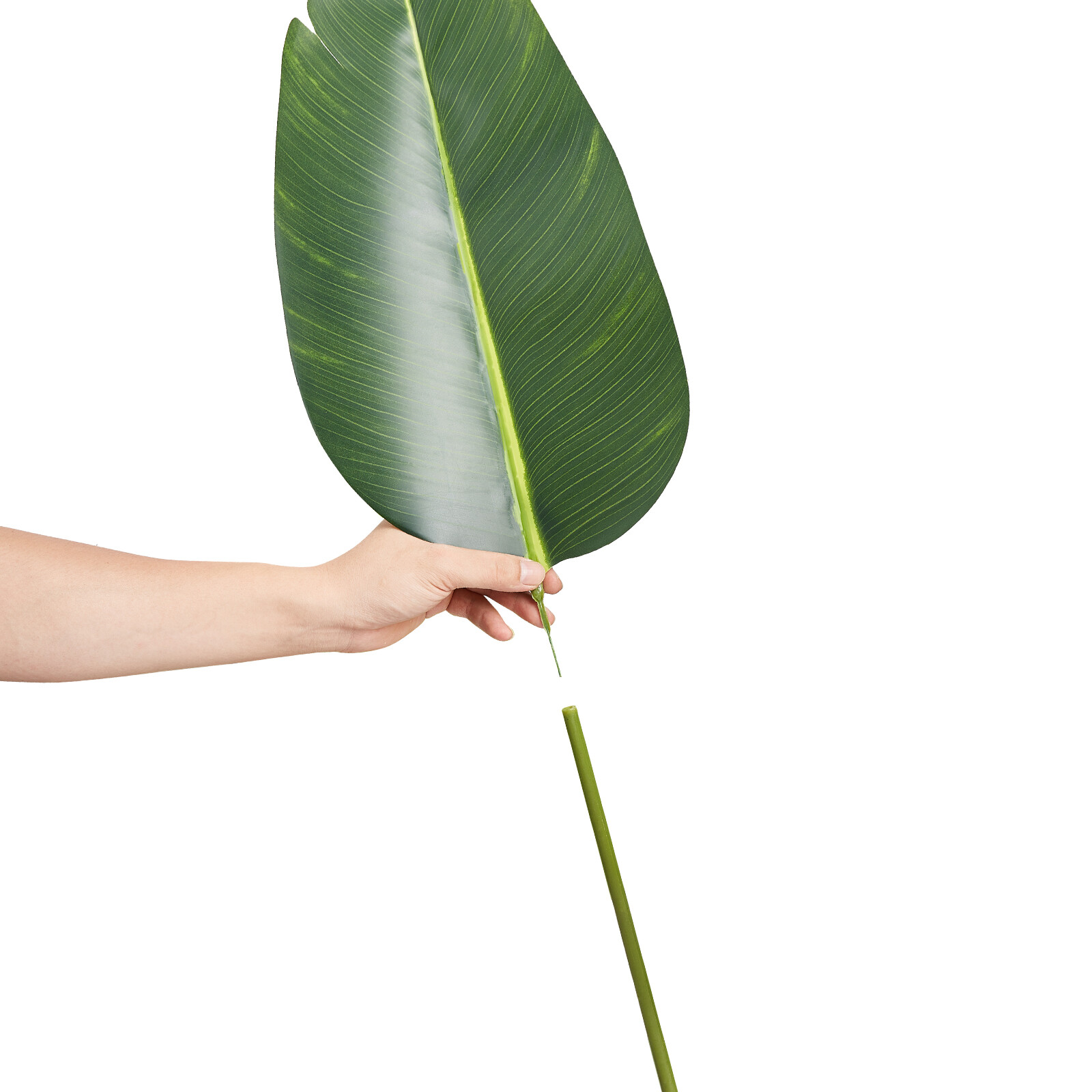 Bird Of Paradise 5ft Tall Fake Palm Tree Artificial Faux Silk Plant in Pot Decor