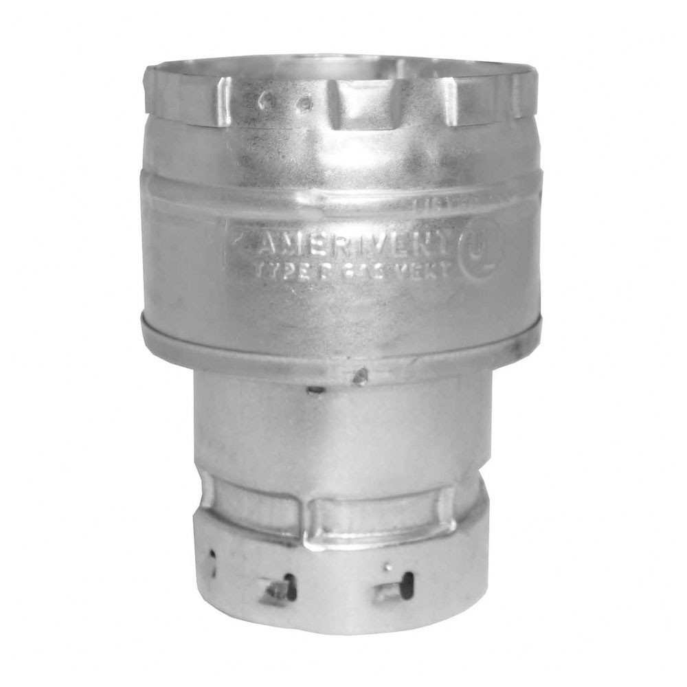 American Metal Products 3EIX4 Vent Increaser 3" to 4" Aluminum Double Wall