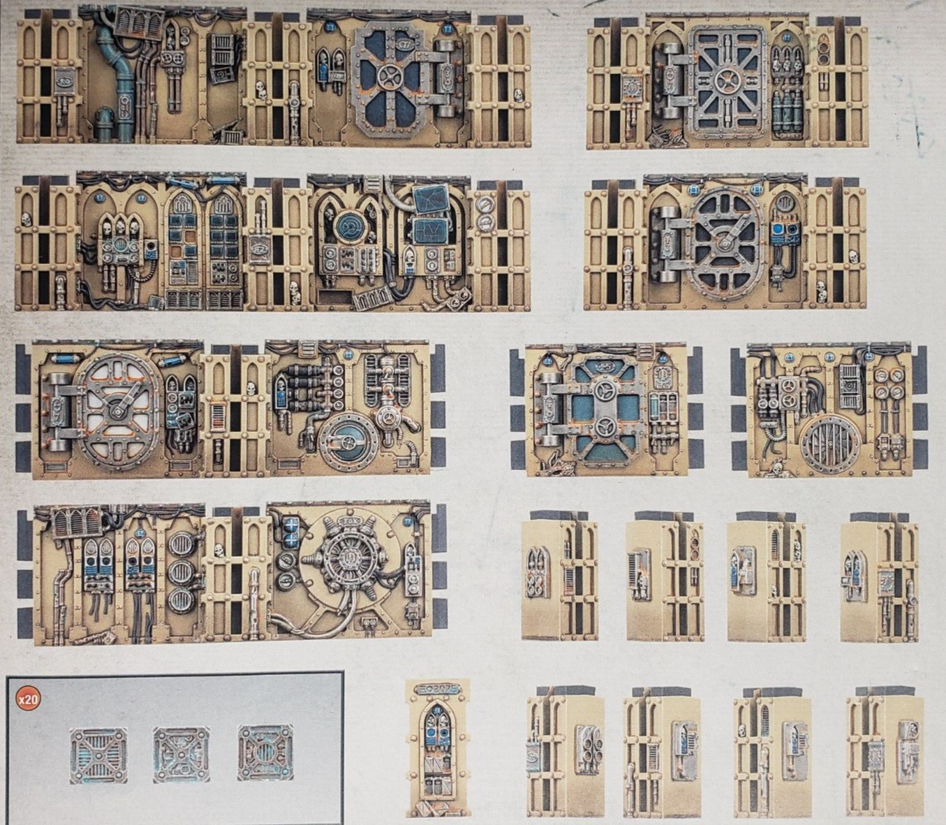 Boarding Actions Terrain Set, 3 Sprues, Into the Dark, Space Hulk, GW 40K