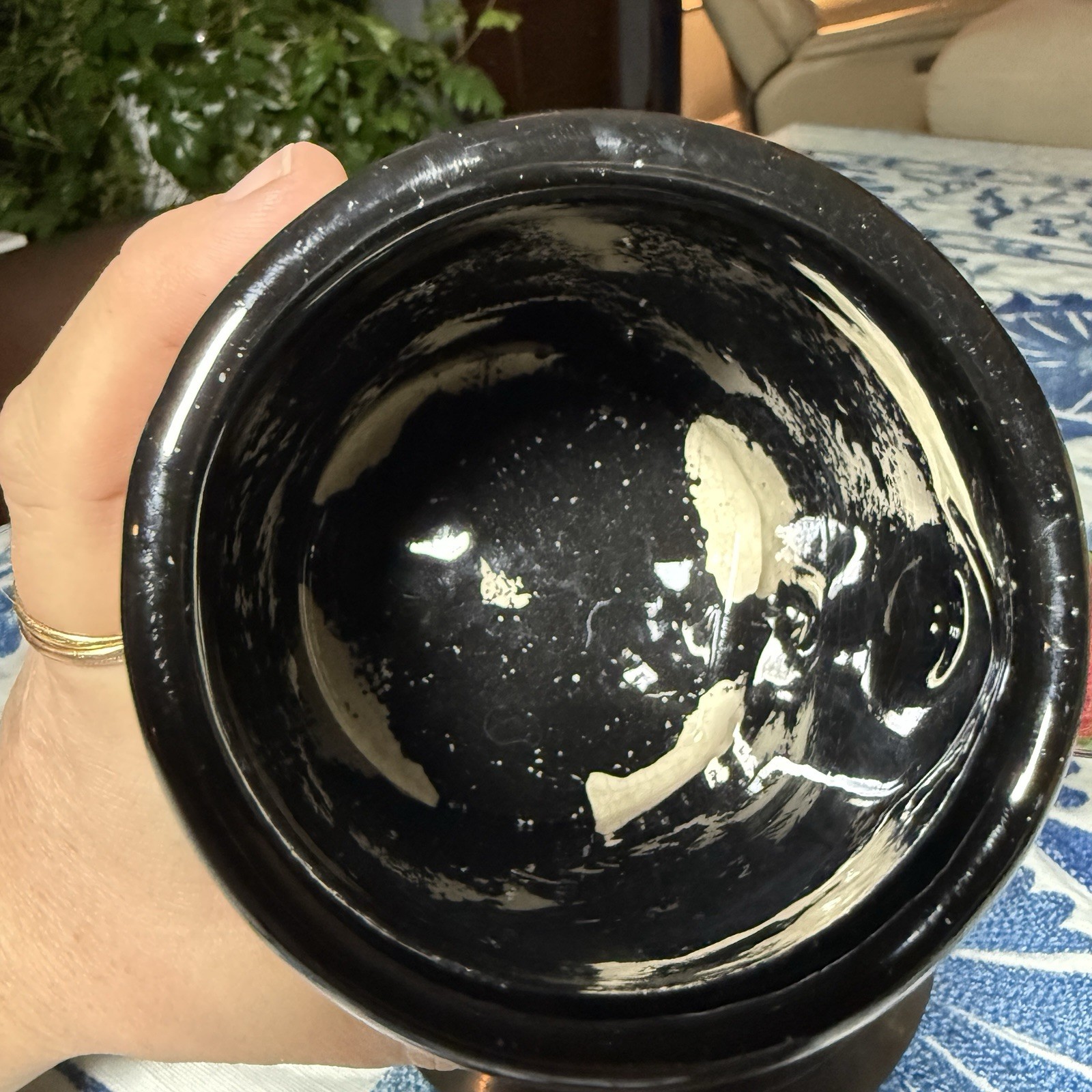 Signed Mana Pottery Coffee Cup Mug Road Runner Vase Bird San Pedro Arizona VTG