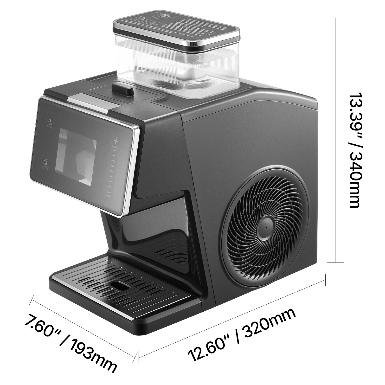 Uimoso Snowflake Ice Maker 44LBS/24H Shaved Ice Slush Machine for Home Party Use