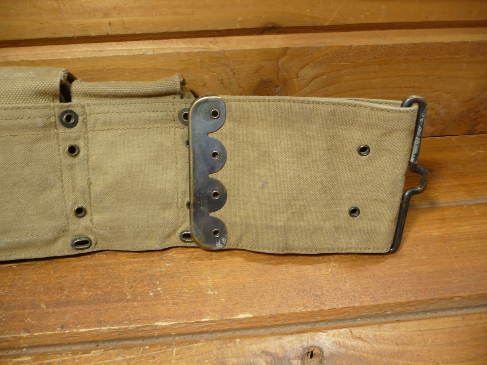 Vintage WWI US M1910 MEDICAL BELT, 10 POCKET, MILLS 1917 PATENT