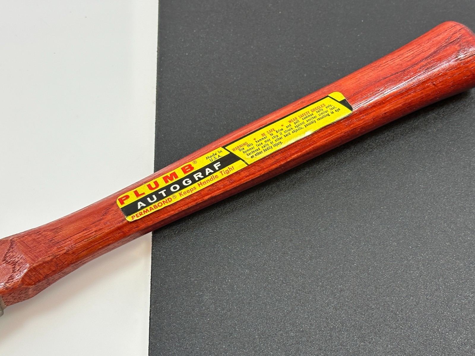 Plumb Tools USA 16oz Autograf Permabond Claw Hammer (NEW Old Stock NOS)