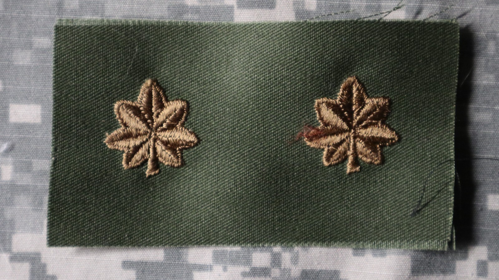 US Army Major MAJ/O-4 BDU Rank OD Green Authentic Military NEW Obsolete