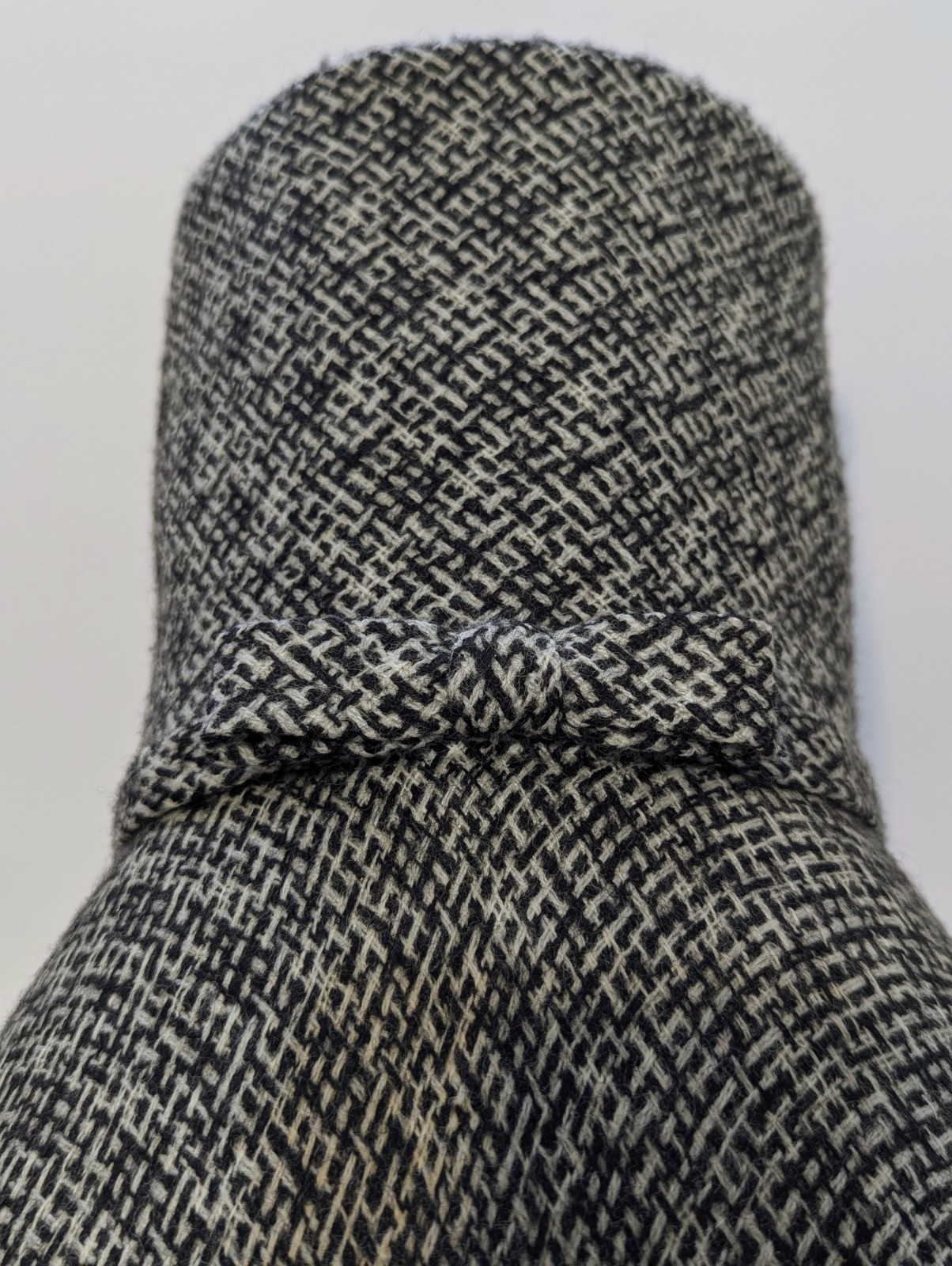 Vtg 60s 70s Tweed Tall Stovepipe Hat Womens Cates First Ave Mod Groovy Unique