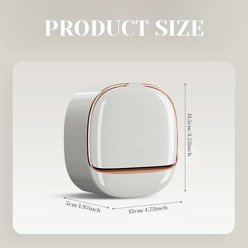 Soap Dish with Drainage Box, Wall Mounted Soap Holder for Shower