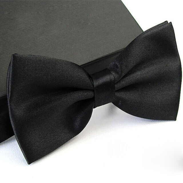 Mens Bow Tie Pre-tied Fashion Novelty Adjustable Tuxedo Bowtie Wedding Necktie