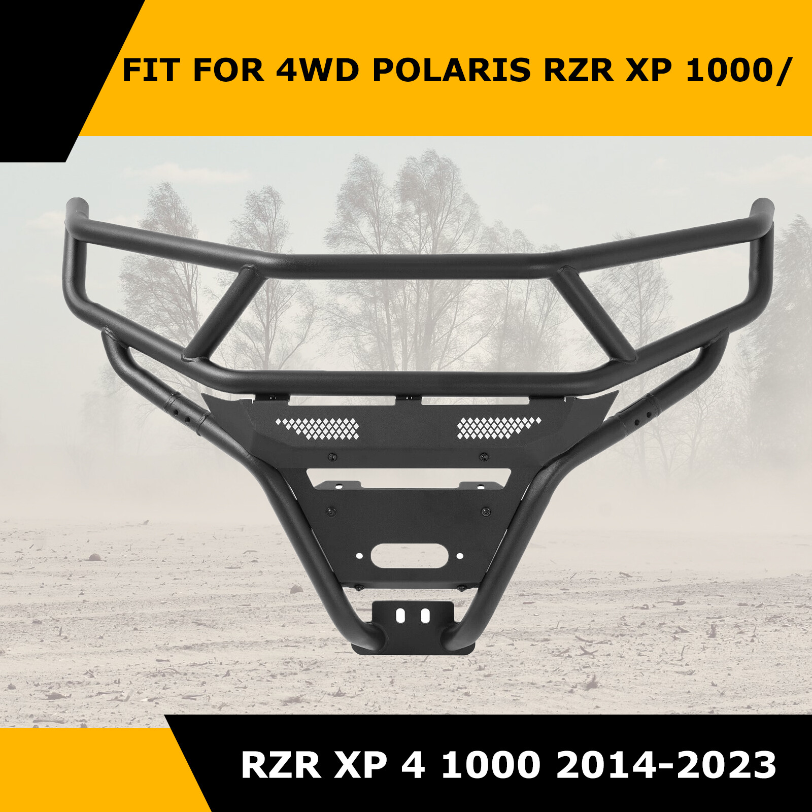 For 4WD Polaris RZR XP 1000/RZR XP 4 1000 2014-2023 Front Brush Guard Bumper
