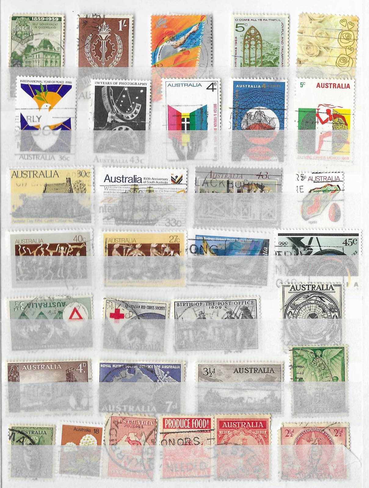 Australia. Collection_260315#101 (U, see scans). Good stamps, best price!