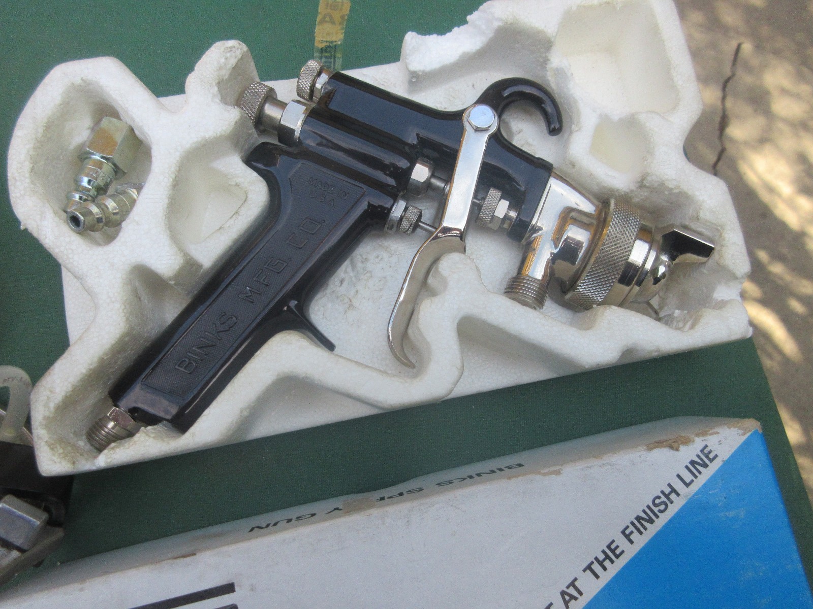 BINKS MODEL No 7 SPRAY GUN - BINKS SPRAY GUN CUP 81-368 1QT STAINLESS STEEL