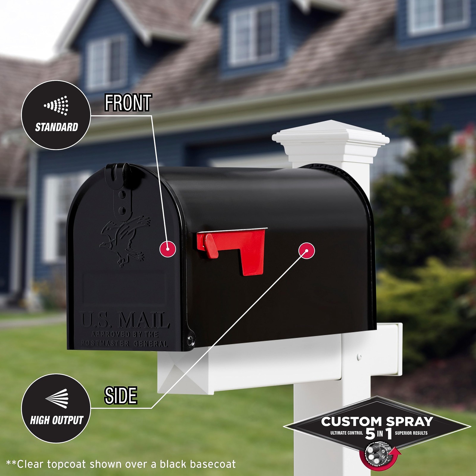 Rust-Oleum Stops Rust Spray 5-in-1 Gloss Clear Spray Paint 12 oz (Case of 6)