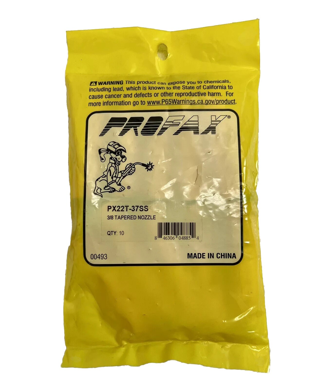 3/8 Tapered Nozzle 22T-37-SS Profax MIG Welding - Pack of 10