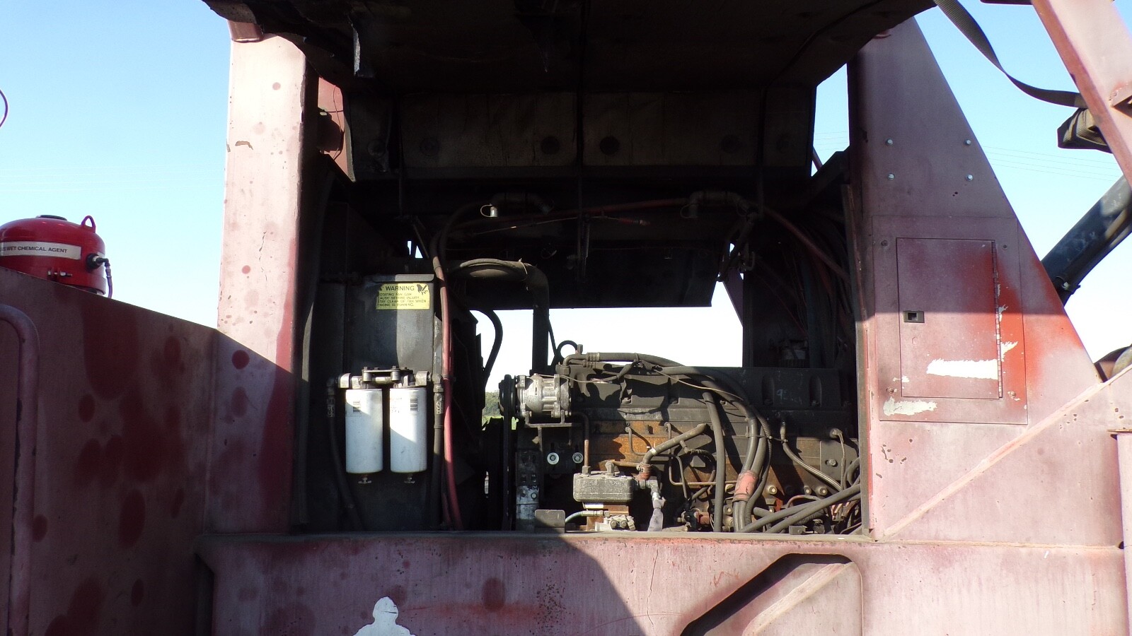 Taylor THDC 954 BIG RED Loaded Container Handler