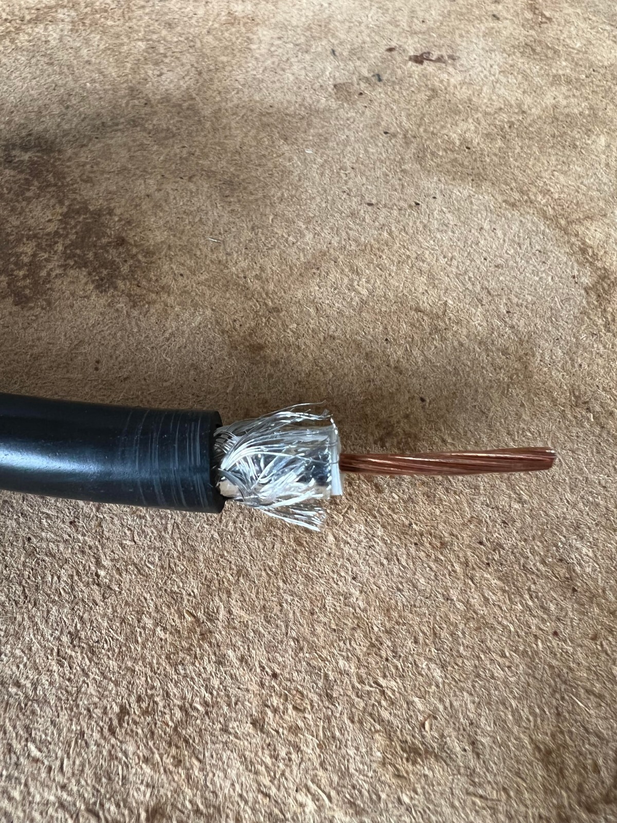 ALPHA - 100ft RG8u Coax Cable with No Connectors