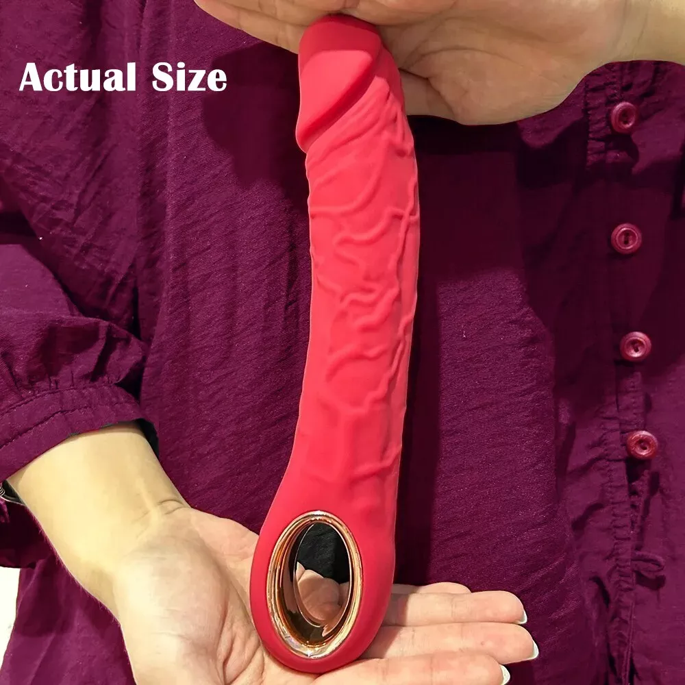 Realistic G Spot Vibrator Dildo Clit Massager Anal Stimulator Sex Toys for Women