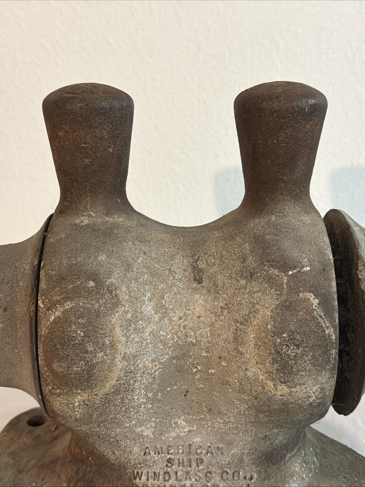 Antique WINDLASS Co. Mooring American Ship AF-12 RARE READ AS IS Cast Iron