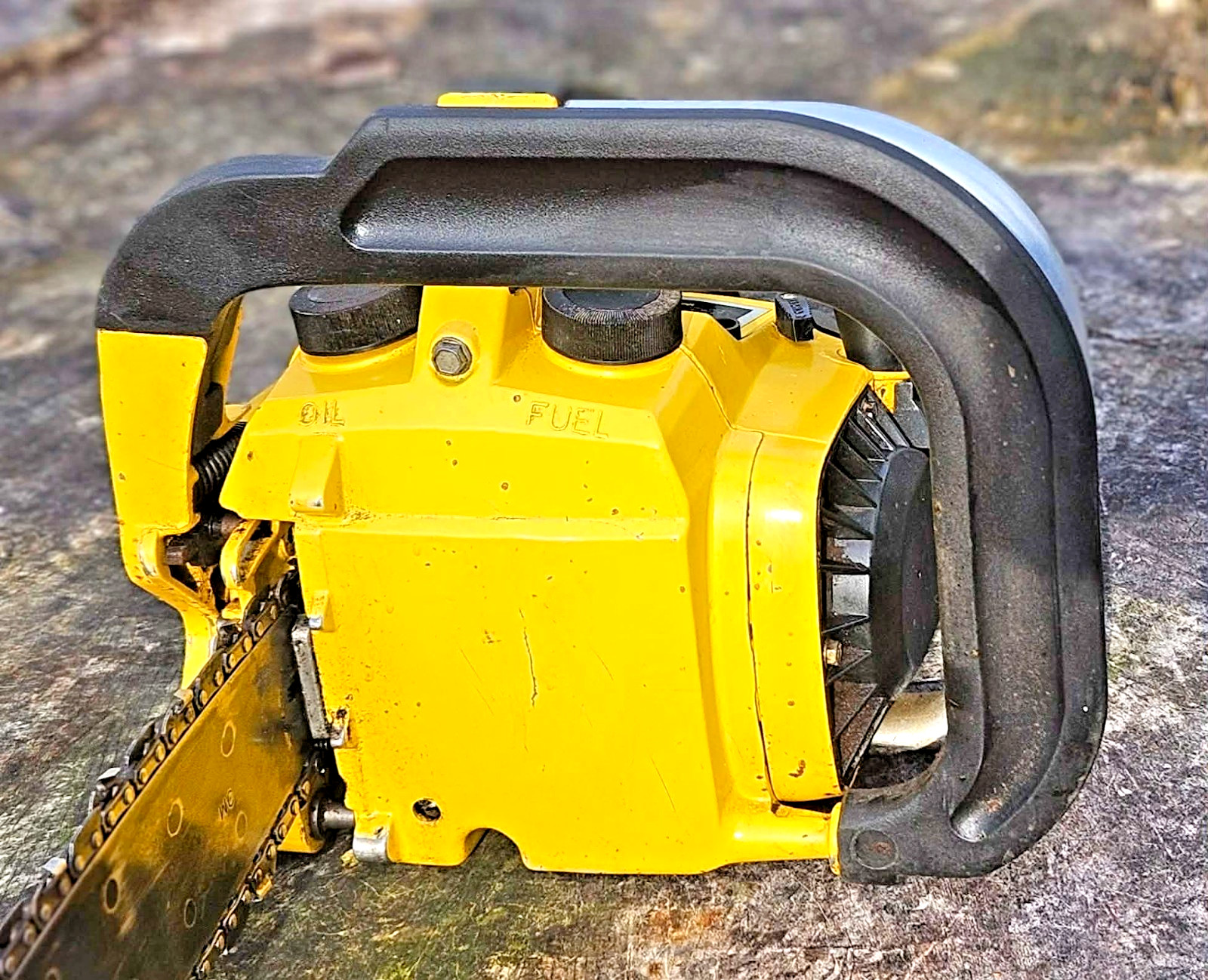 McCulloch Mac 110 Chainsaw Good Compression & Spark VTG Needs Carb rebuild