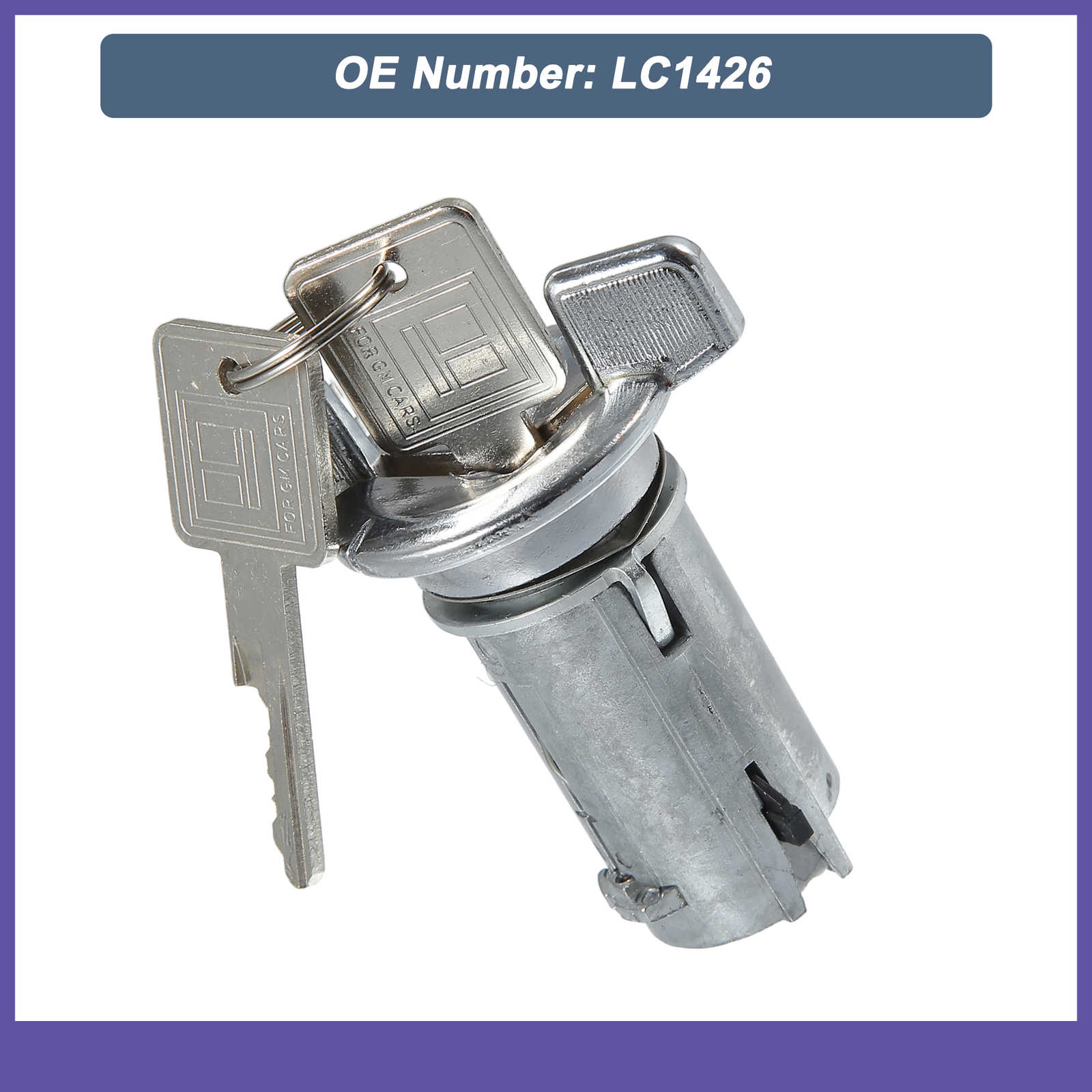 Car Ignition Starter Switch Lock Cylinder W/ Key Single Custom for Jeep Wrangler