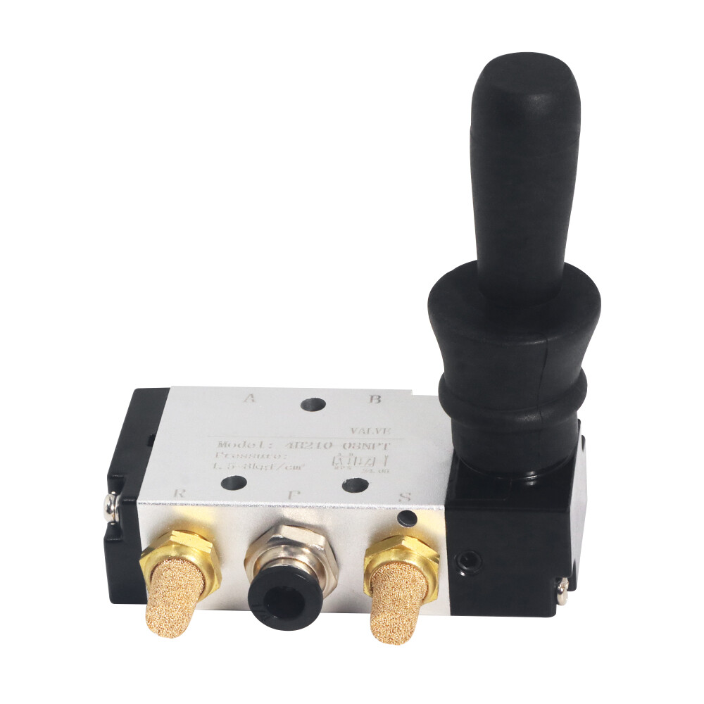1pc 4H210-08 5 Ways 2 Position 1/4" Hand Lever Control Pneumatic Air Valve