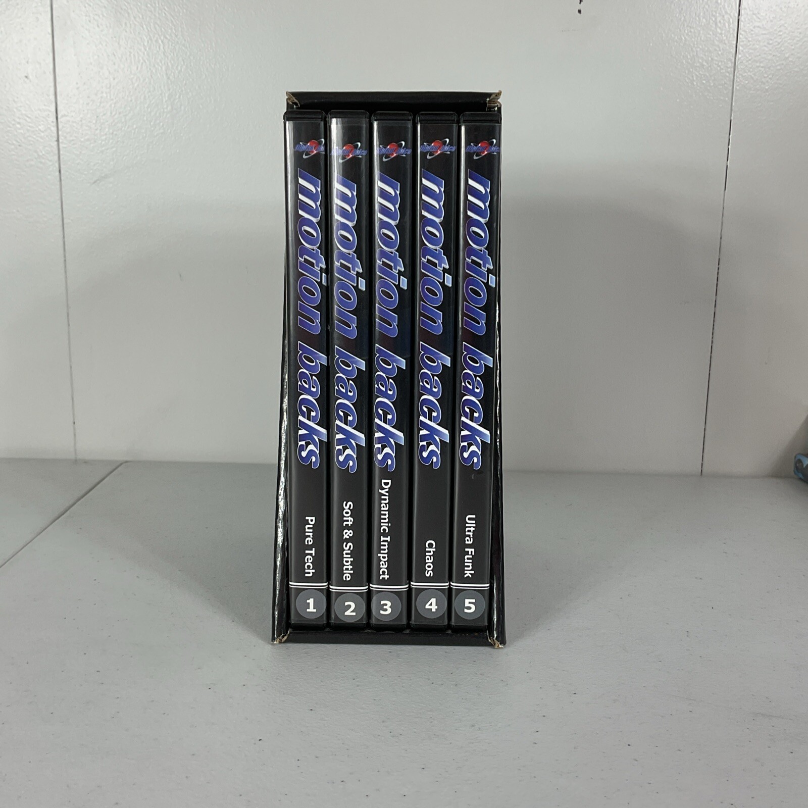 MotionBacks 1 2 3 4 5 by Digital Juice - Pure Tech Set of 5 DVDs Boxed Set