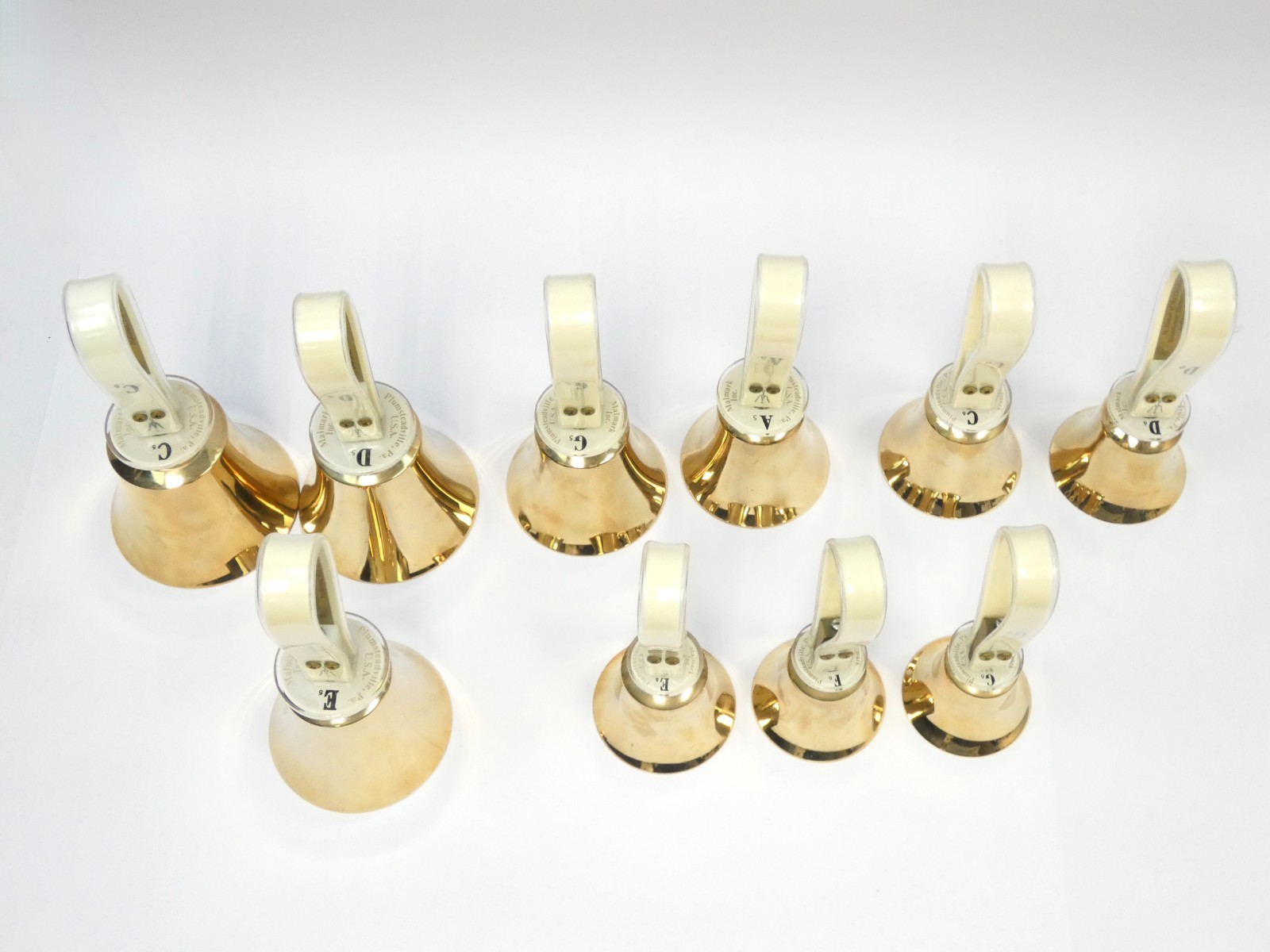 Malmark 3 Octave Handbell Set C4–C7 w Cases (Plus 10 Duplicate Bells)