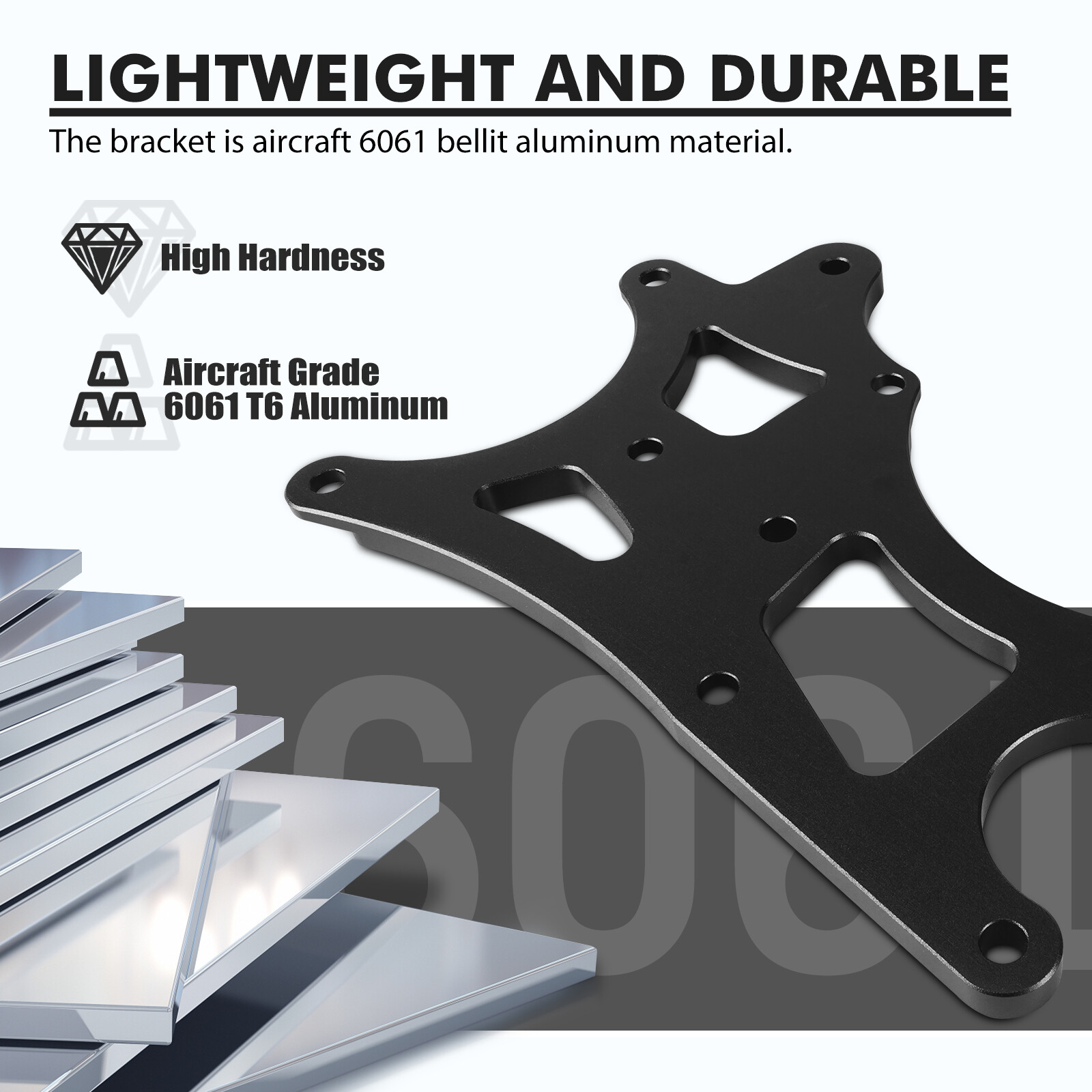 Billet LS Truck Factory Location Alternator Power Steering Bracket For LQ4 LQ9