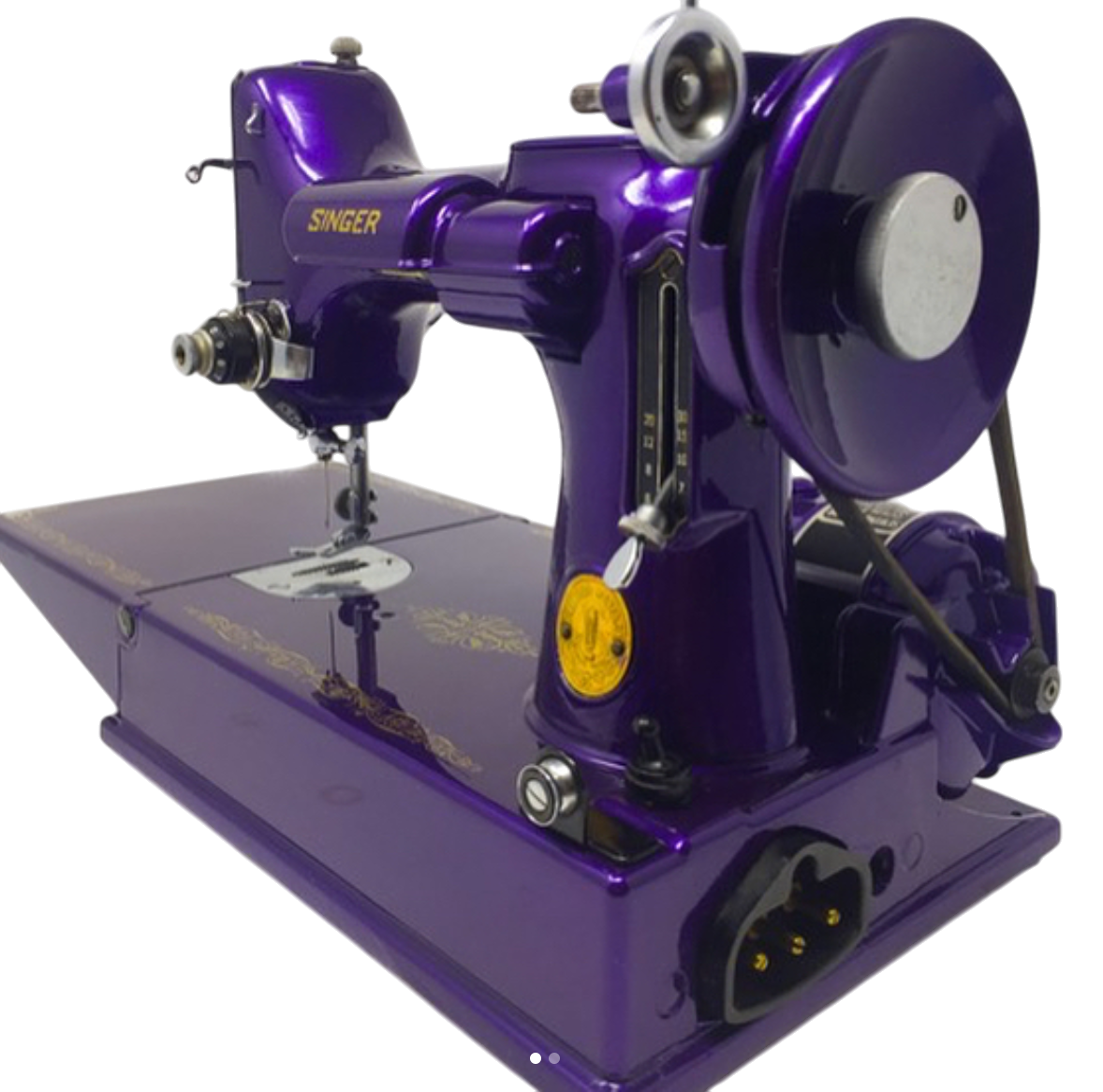 Singer Featherweight 221 Sewing Machine Custom Painted Color of Choice