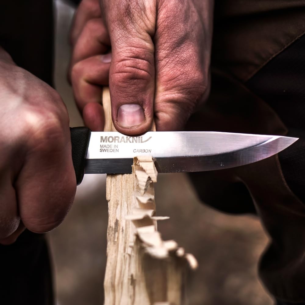 Morakniv Companion Carbon Steel Fixed-Blade Knife with Sheath 4.1 Inch 11863 NEW