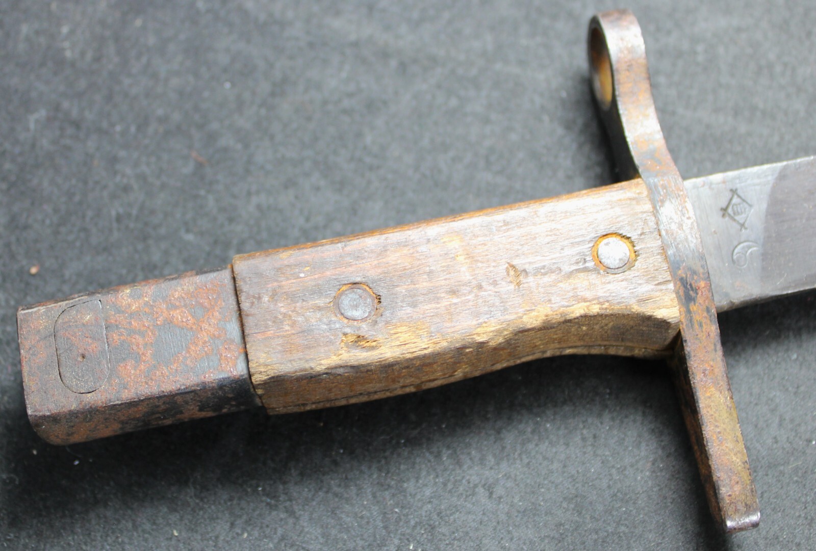 WW2 Japanese Arisaka Type 30 Bayonet Mod. 1897 - Straight Quillon Square Pommel