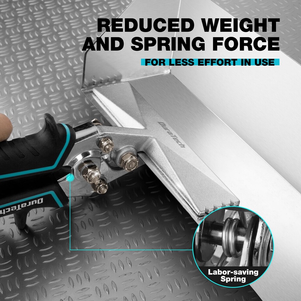 DURATECH 6-INCH Straight Jaw Sheet Bender Manual Metal Bending Plier Hand Seamer